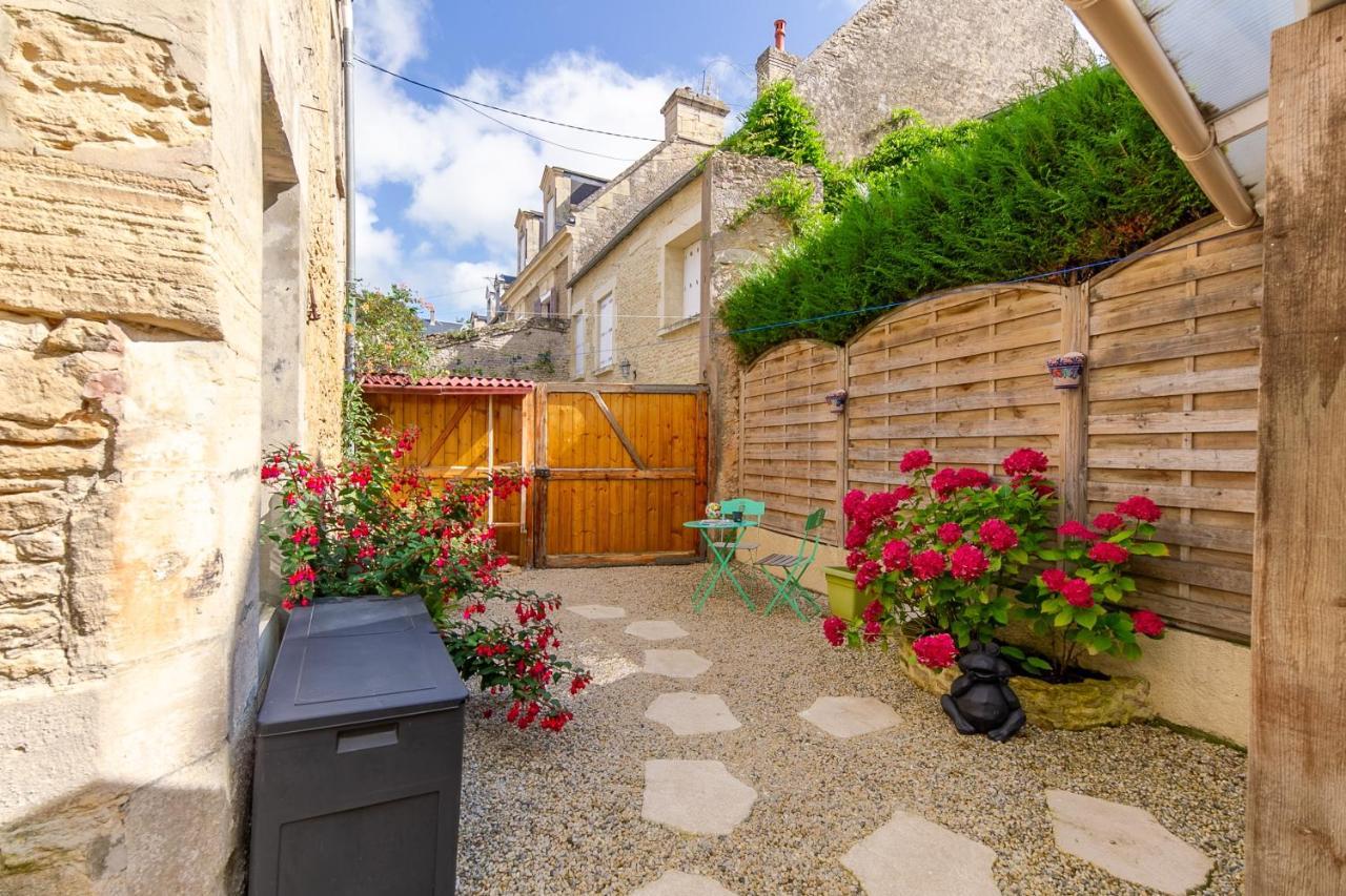La Rochambelle - Charmante Maison De Pecheurs Bernieres-sur-Mer Luaran gambar