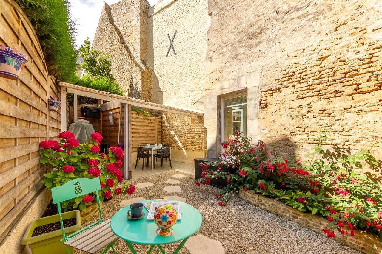 La Rochambelle - Charmante Maison De Pecheurs Bernieres-sur-Mer Luaran gambar